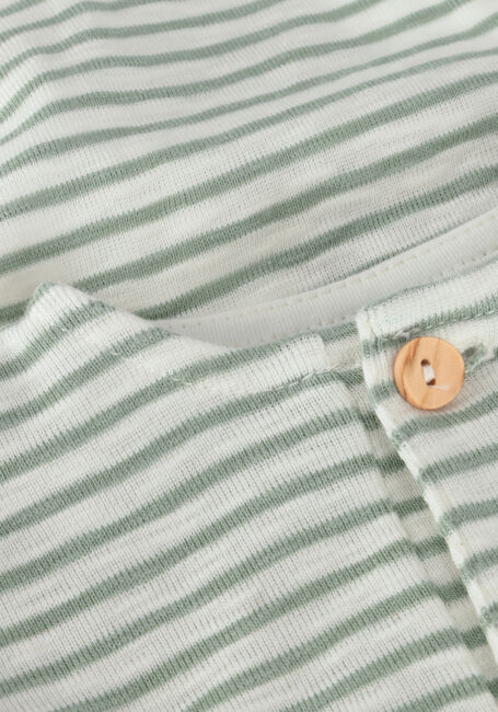 PLAY UP Grenouillères STRIPED RIB FLAME BODY en vert - large