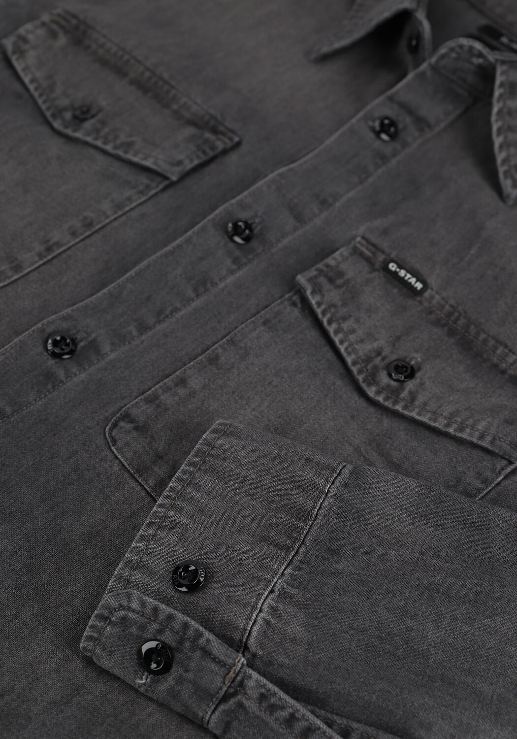 G-STAR RAW Chemise d&eacute;contract&eacute; C844 - LT WT NERO CRASER DENIM en gris - large