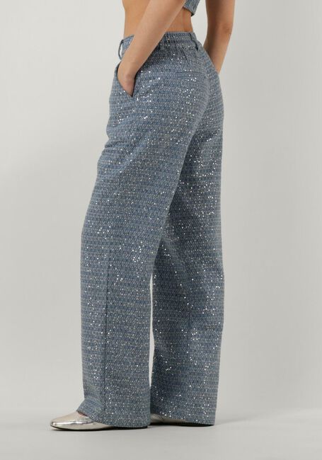 Blauwe STUDIO AMAYA Wijde broek ANNA - large