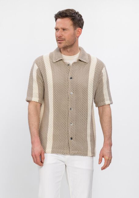PROFUOMO Polo POLO SS BUTTON TH en beige - large