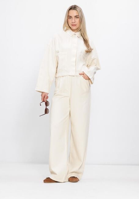 Gebroken wit KNIT-TED Wijde broek TWIGGY - large