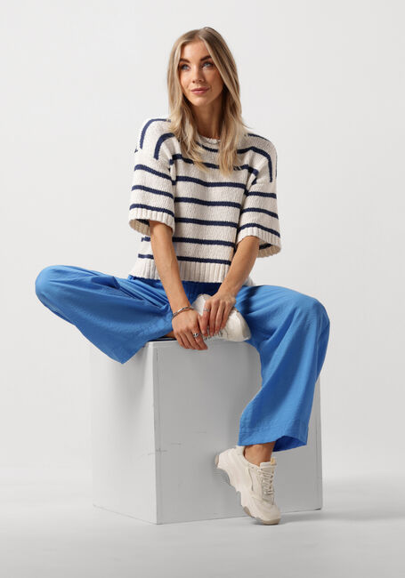 MSCH COPENHAGEN Pantalon large MSCHAUDIA PANTS en bleu - large