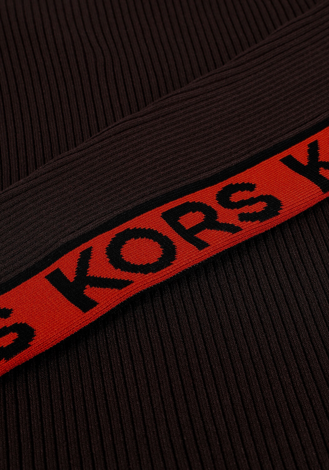 Bruine MICHAEL KORS Mini jurk ECO KORS TAPE TNK DRS - large