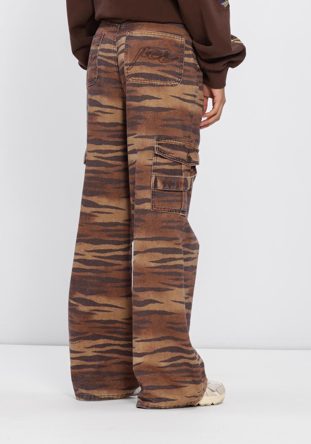 HARPER & YVE Pantalon large STELLA-PA en marron - large