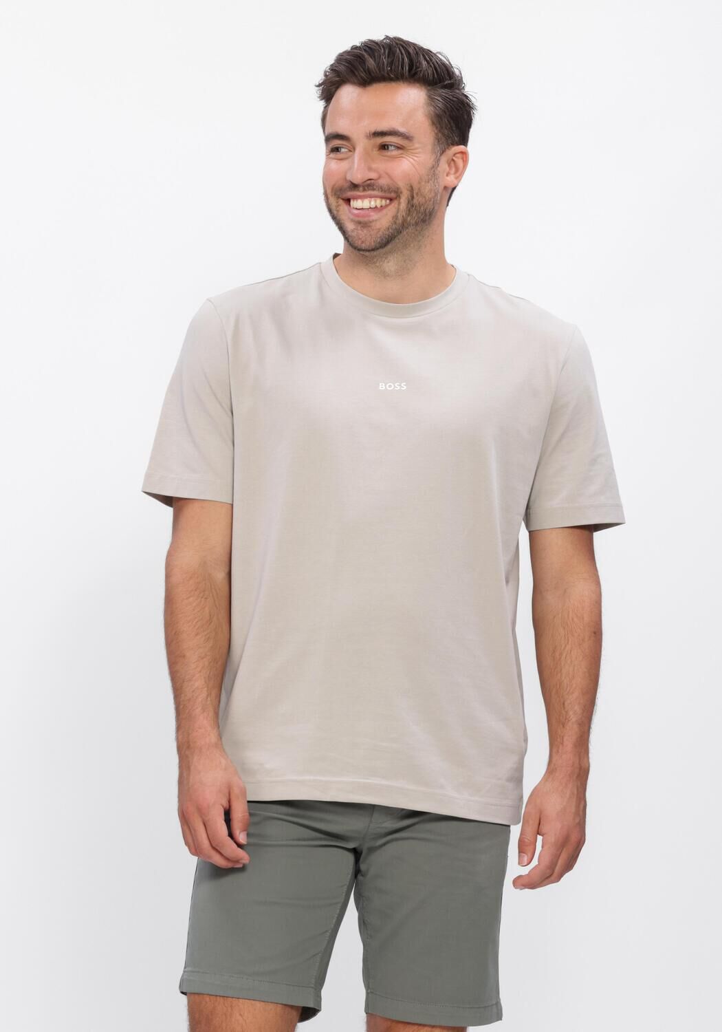 BOSS ORANGE T-shirt TCHUP en beige - large