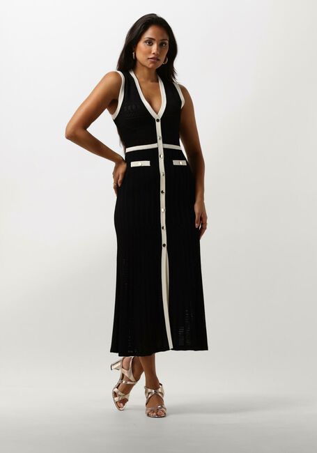 LIU JO Robe midi CREPE FANCY LADY DRESS en noir - large
