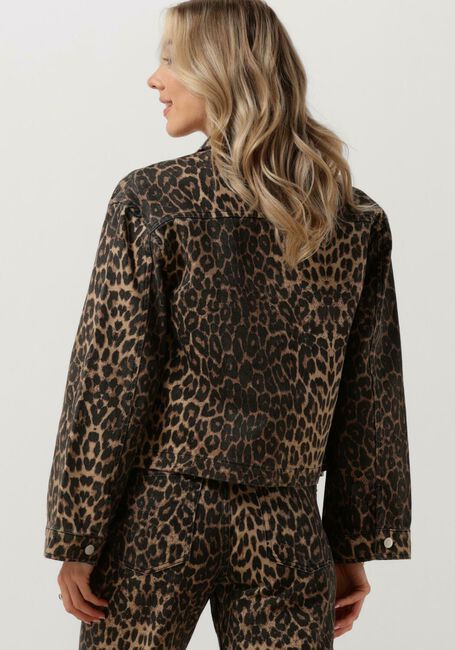 Bruine NEO NOIR Jack EMILIA LEOPARD JACKET - large