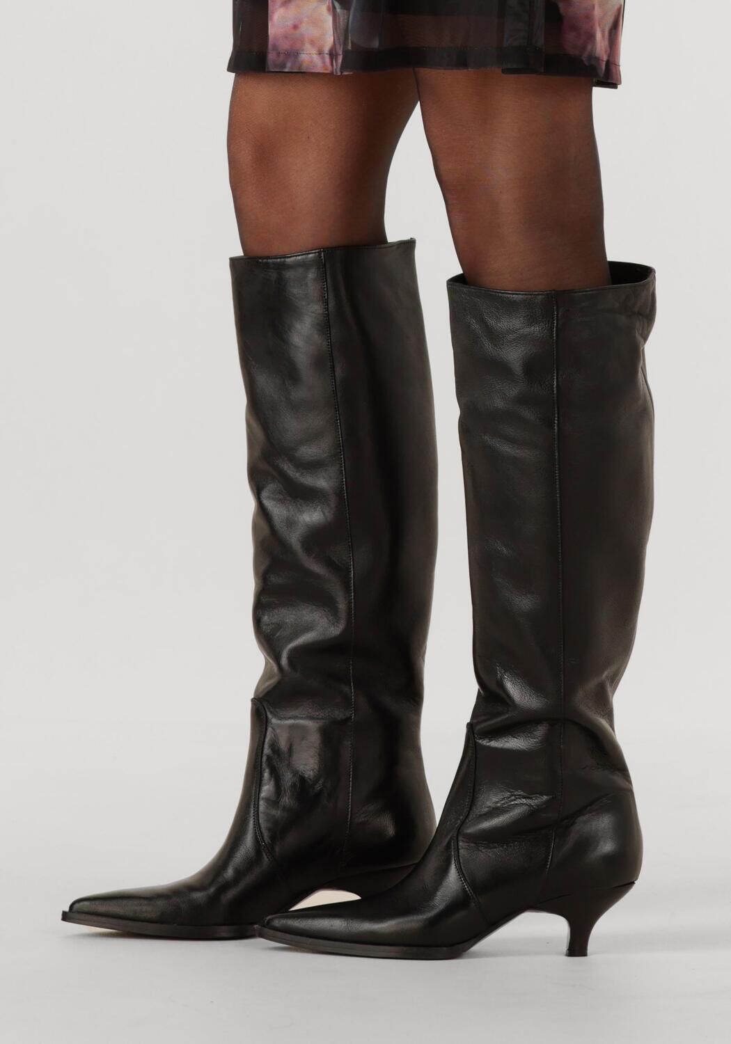 LINA LOCCHI Bottes hautes AV 256 en noir - large