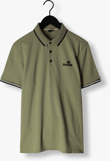 VANGUARD Polo SHORT SLEEVE POLO COTTON POLY WAFFLE STRUCTURE Olive - large