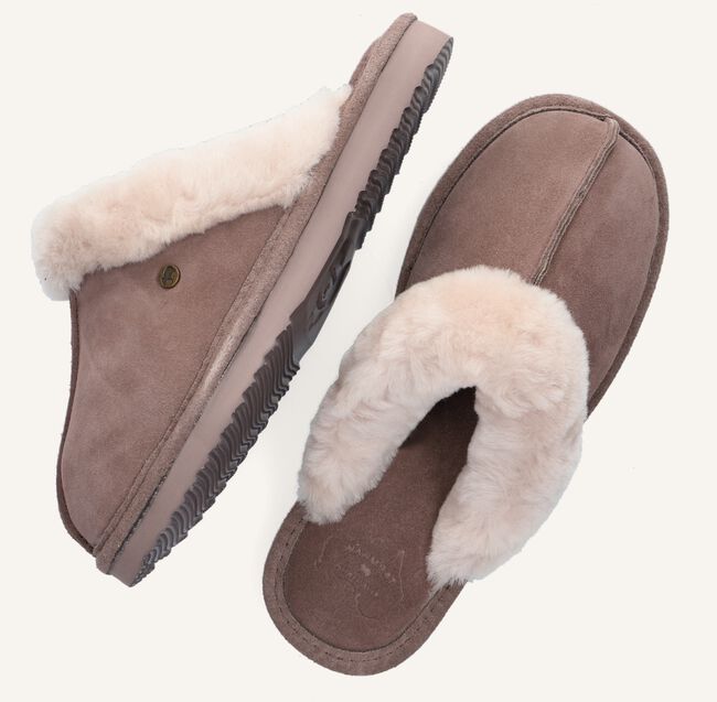 Taupe WARMBAT Pantoffels LISMORE Taupe WARMBAT Pantoffels LISMORE - large