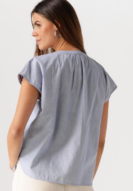 BY-BAR AMIE EMBROIDERIE BLOUSE Blouses en bleu - large