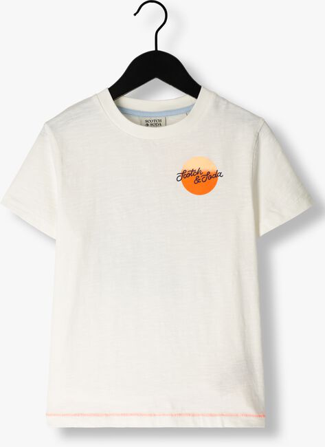 SCOTCH & SODA T-shirt COTTON IN CONVERSION ARTWORK T-SHIRT Blanc - large