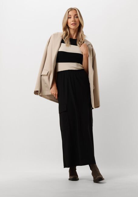 PENN & INK Haut SINGLET BIG STRIPE en beige - large