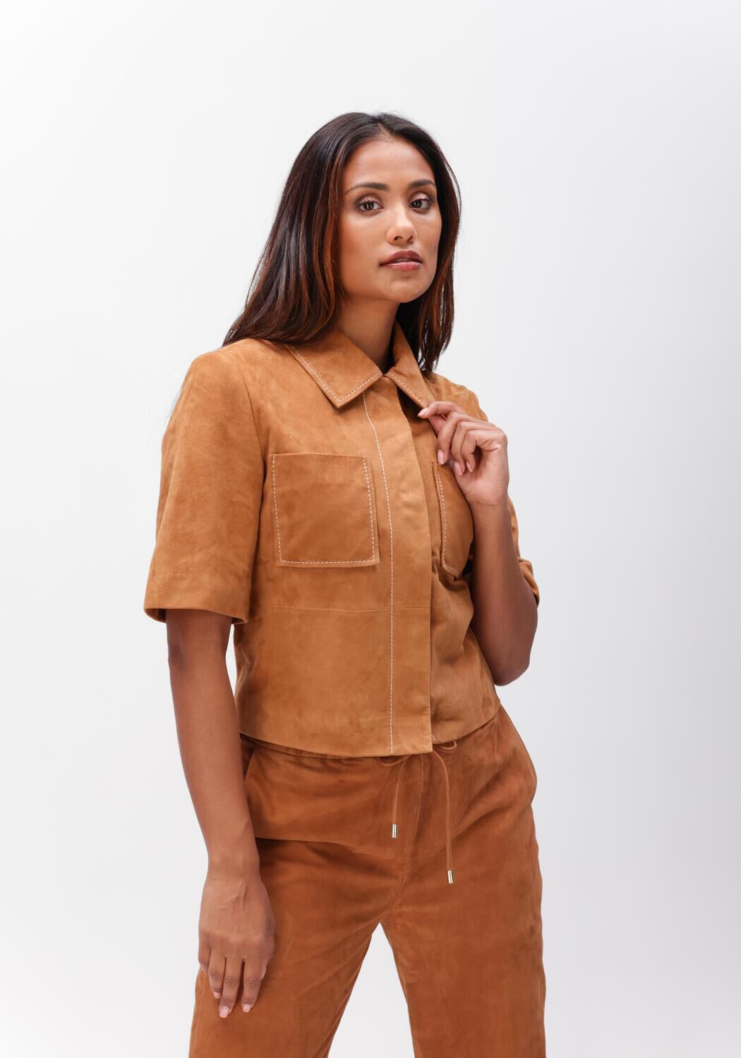 Cognac IBANA  TREABHAR SUEDE - large