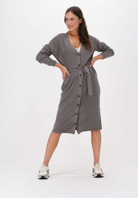 MSCH COPENHAGEN Robe midi INETA RACHELLE LONG CARDIGAN en taupe - large