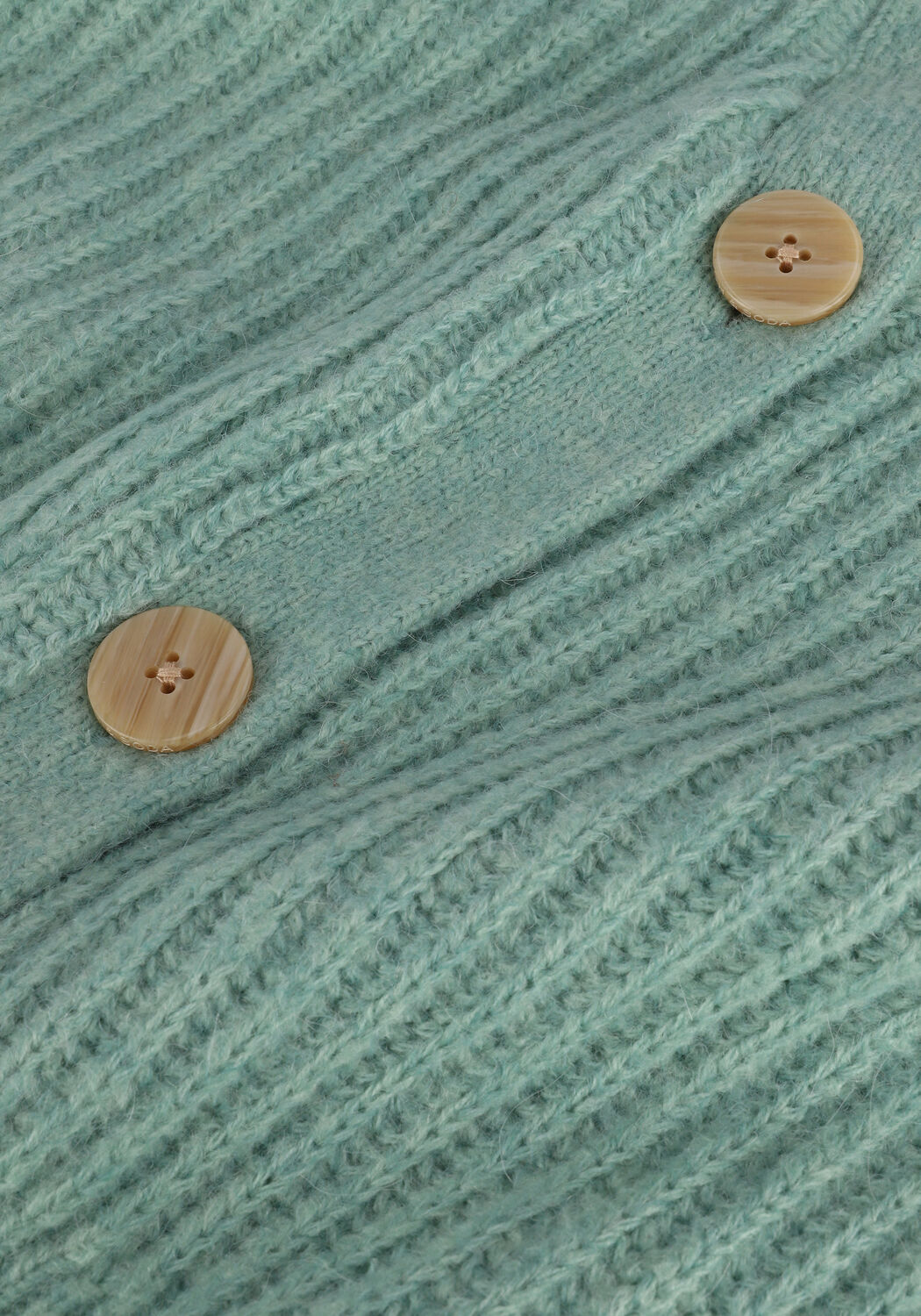 SCOTCH & SODA Gilet FUZZY KNITTED CARDIGAN en vert - large