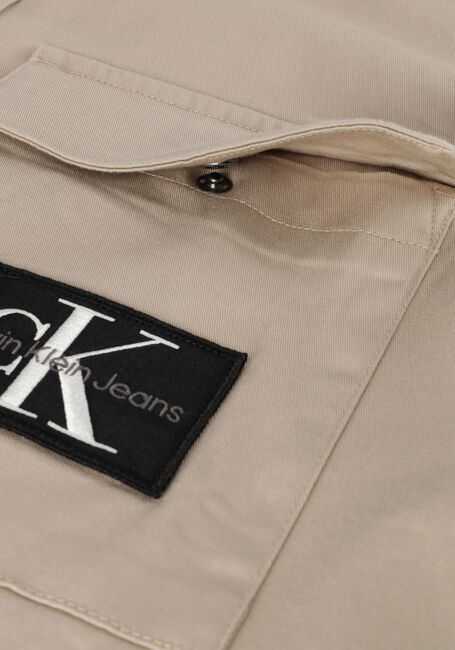 Taupe CALVIN KLEIN Overshirt UTILITY SHIRT Taupe CALVIN KLEIN Overshirt UTILITY SHIRT - large