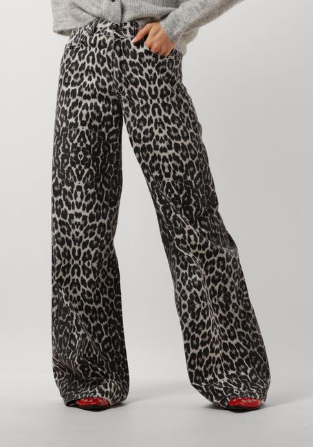 CO'COUTURE Straight leg jeans LEO DENIM PANEL PANT en marron - large