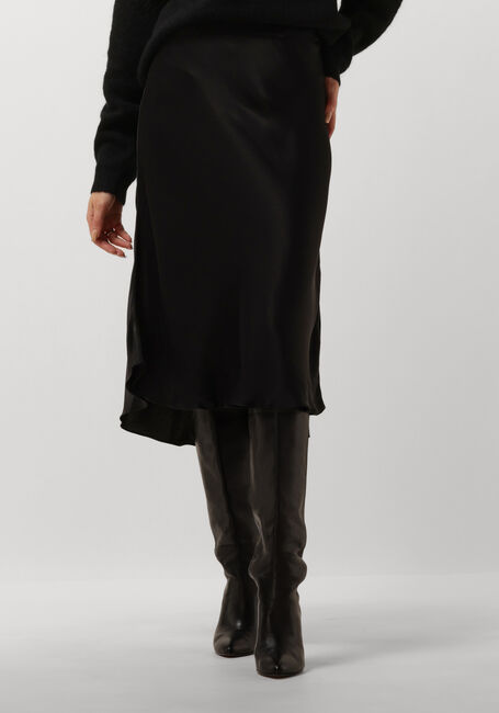 SECOND FEMALE Jupe midi EDDY MW MIDI SKIRT en noir - large