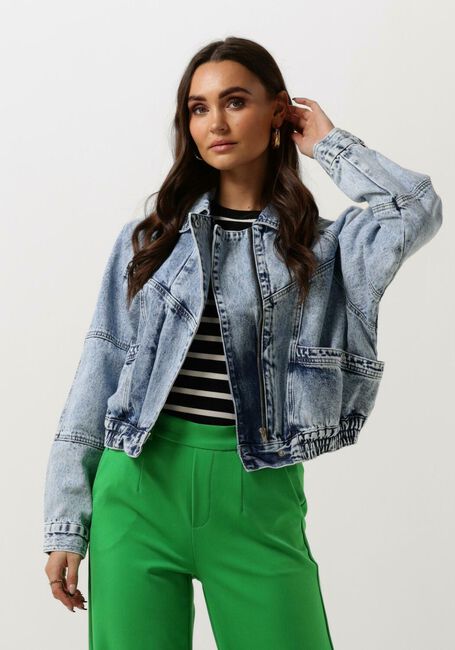 LOLLYS LAUNDRY Veste en jean KINGSTON JACKET en bleu - large
