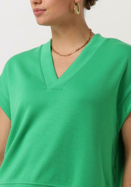 Groene SCOTCH & SODA Trui V-NECK SLEEVELESS MODAL SWEATSHIRT - large
