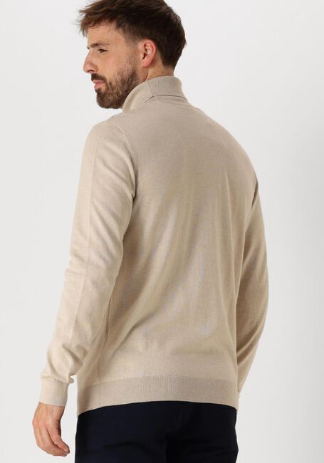 Beige SELECTED HOMME Coltrui SLHBERG ROLL NECK NOOS - large