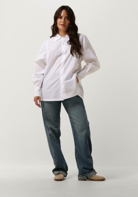 VANILIA POPLIN LACES SHIRT Blouses en blanc - large