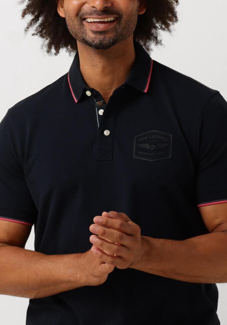PME LEGEND Polo SHORT SLEEVE POLO STRETCH PIQUE PACKAGE en bleu - large