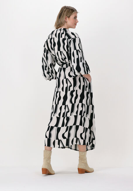 Beige SUMMUM Maxi jurk DRESS GRAPHIC TWO TONE - large