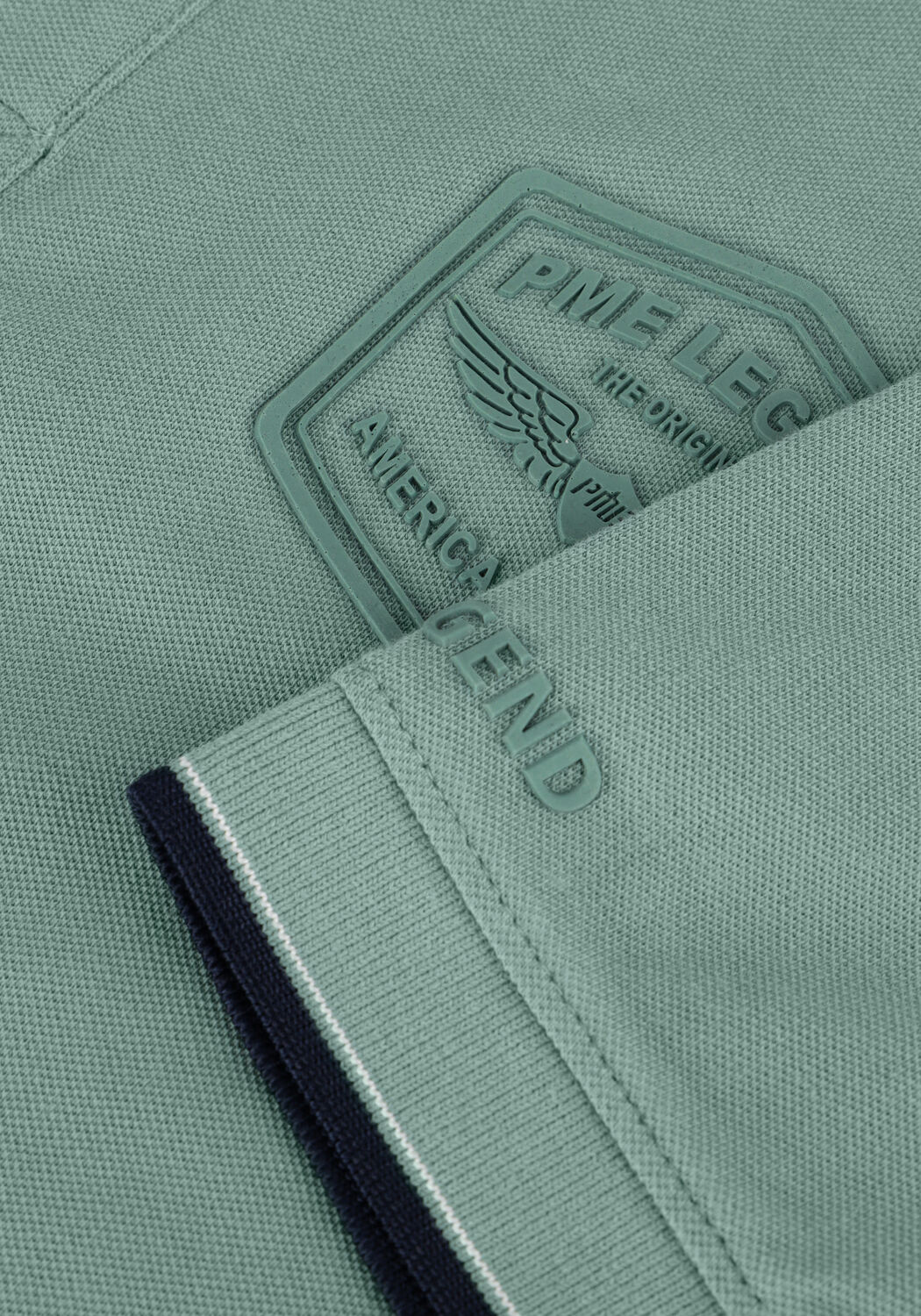 PME LEGEND Polo SHORT SLEEVE POLO STRETCH PIQUE PACKAGE en bleu - large