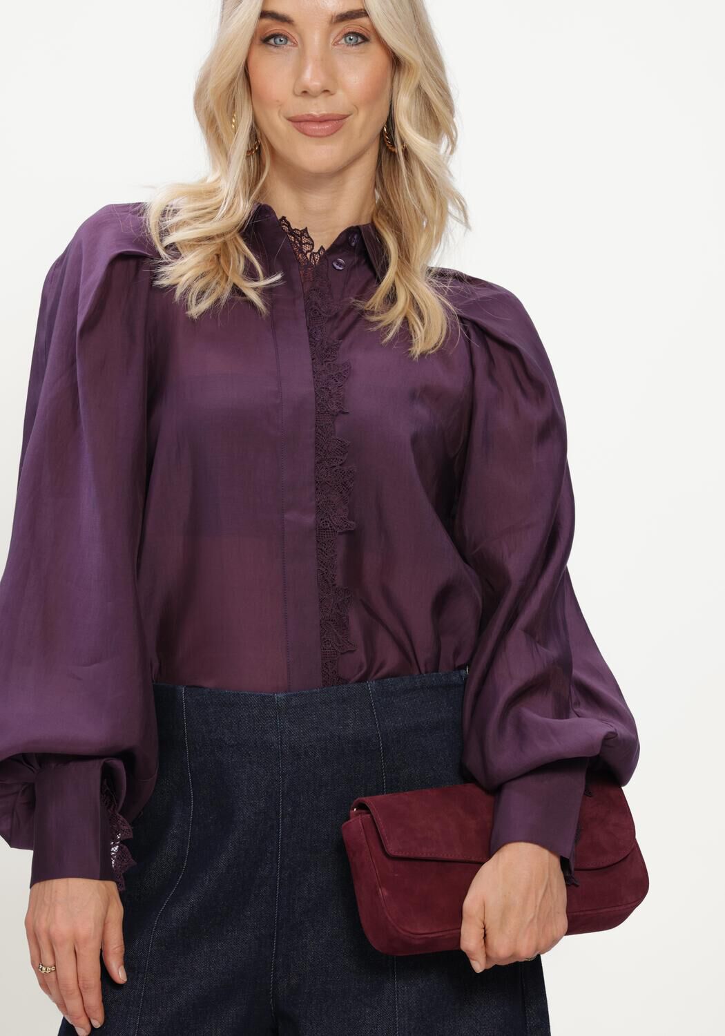 COPENHAGEN MUSE CMMOLLY-SHIRT Blouses en violet - large