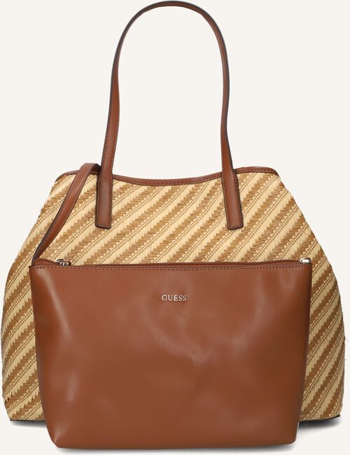 Bruine GUESS Schoudertas VIKKY II LARGE 2 IN 1 TOTE Bruine GUESS Schoudertas VIKKY II LARGE 2 IN 1 TOTE - large