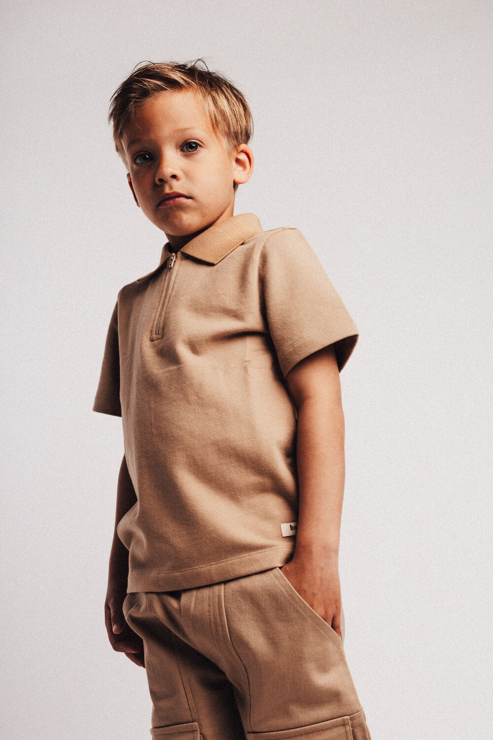 Taupe BAJE STUDIO Polo HERVAS - large