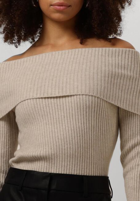 MINUS Pull FAME OFF SHOULDER KNIT PULLOVER Sable - large