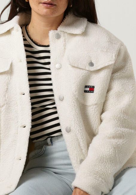 TOMMY JEANS Jack TJW SHERPA JACKET Écru - large