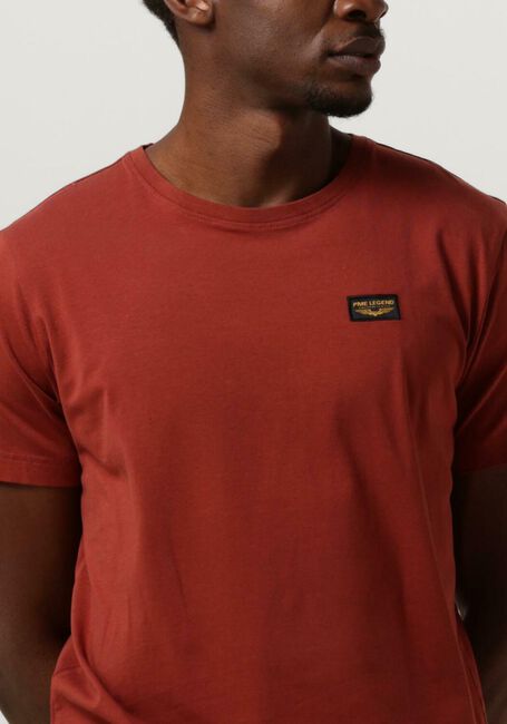 PME LEGEND T-shirt SHORT SLEEVE R-NECK GUYVER TEE en rouge - large