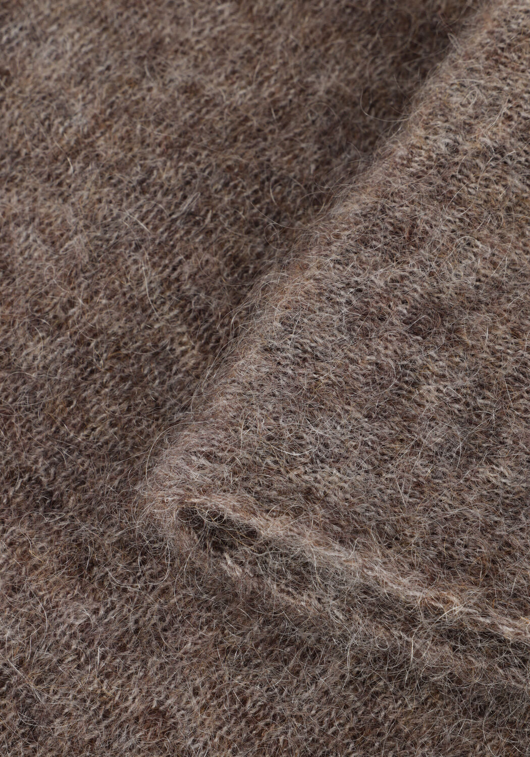 SECOND FEMALE Mini-jupe EMMALOU KNIT SKIRT en marron - large