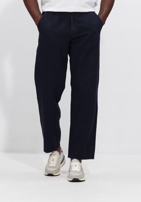 FOR&Eacute;T Chino CLAY TWILL PANTS Bleu fonc&eacute; - large