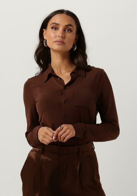 Bruine VANILIA Blouse ESCAPE UNI SHIRT - large