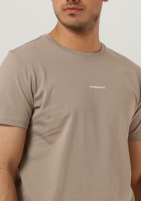 PUREWHITE T-shirt PURE LOGO TEE en taupe - large
