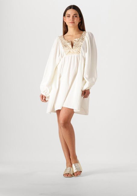 GREEK ARCHAIC KORI Mini robe 330432 Blanc - large