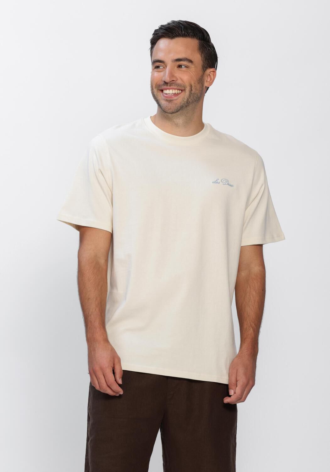 Creme LES DEUX T-shirt WILD FLOWER T-SHIRT - large