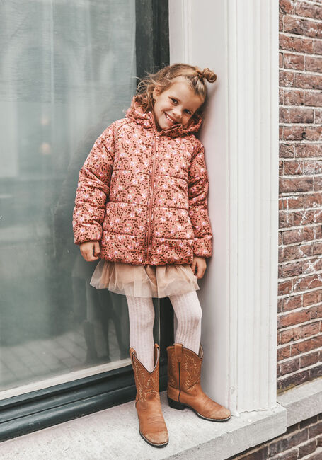 Roze YOUR WISHES Gewatteerde jas OVY PUFFER COAT - large