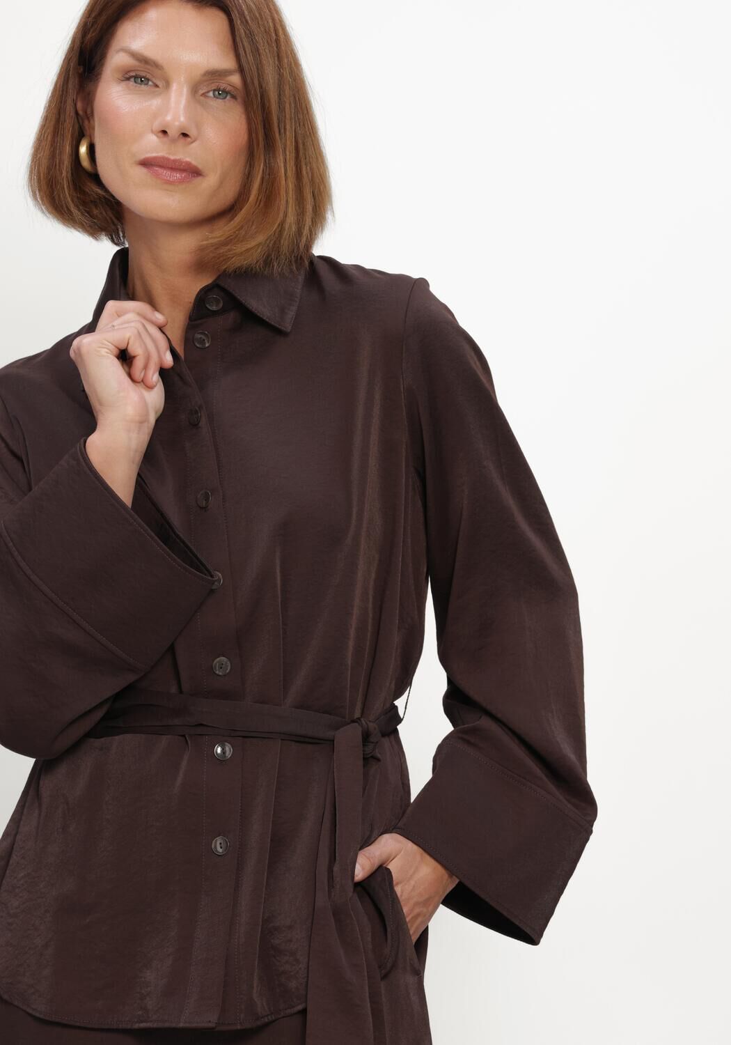 BEAUMONT SANNIE BLOUSE Blouses en marron - large