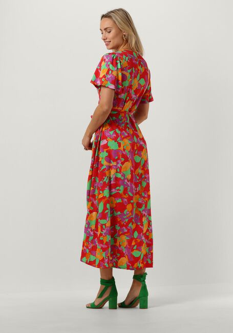 Rode FABIENNE CHAPOT Midi jurk ARCHANA BUTTERFLY DRESS - large