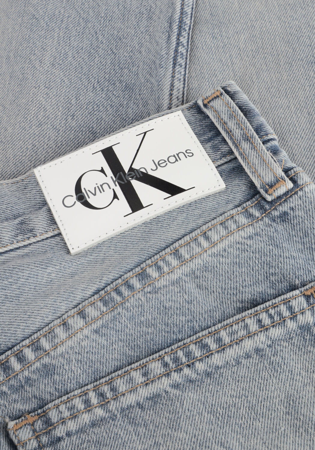 Lichtblauwe CALVIN KLEIN Bootcut jeans AUTHENTIC BOOTCUT - large