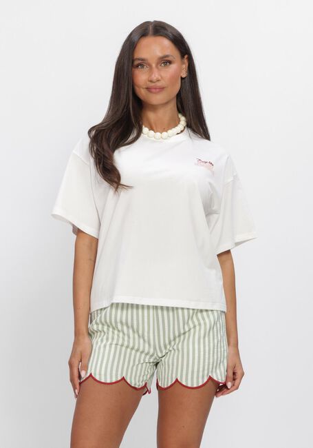 YDENCE T-SHIRT SUNDAY MORNINGS Hauts & T-shirts Blanc - large