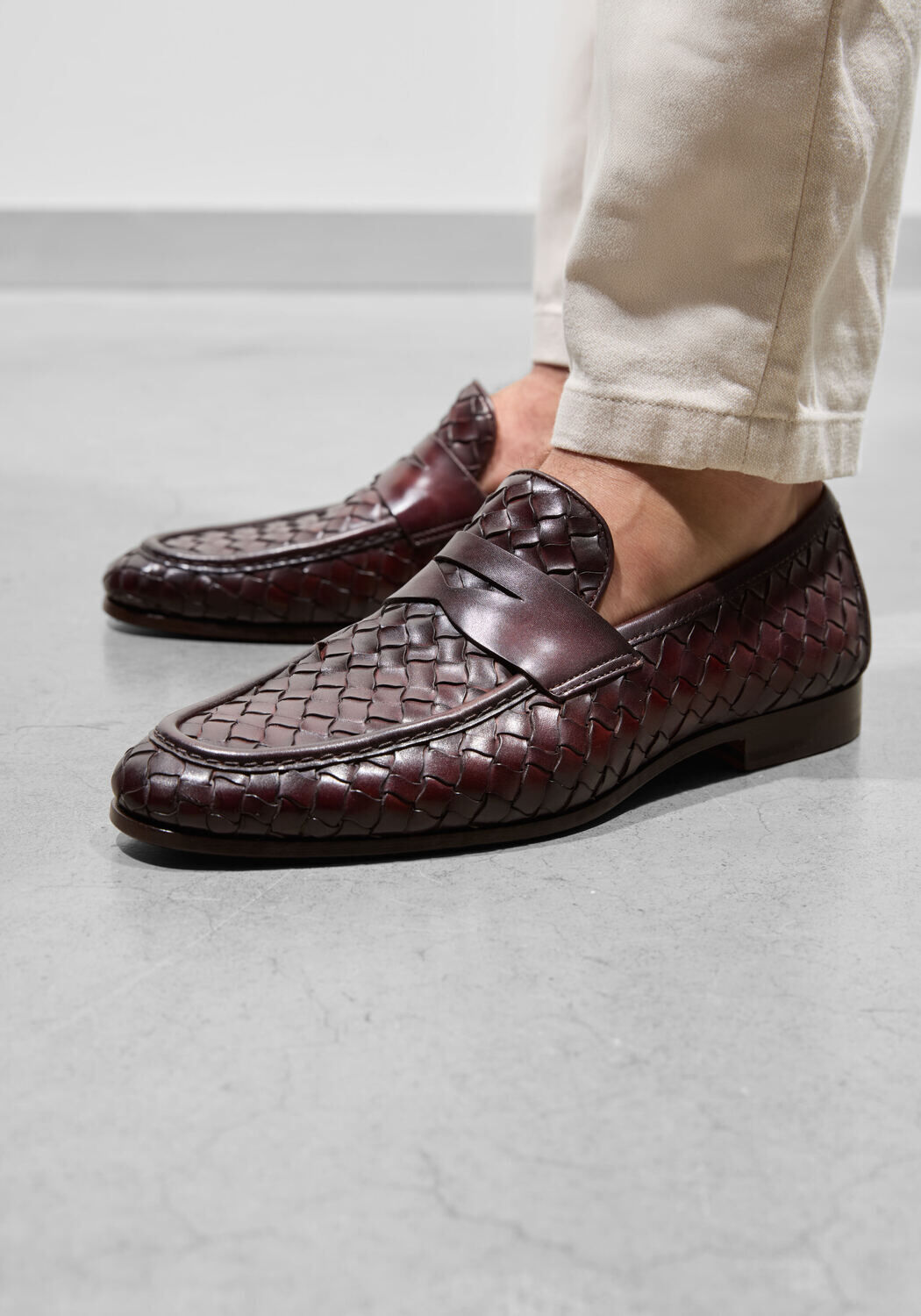 MAGNANNI 25636 Chaussures &agrave; enfiler en marron - large