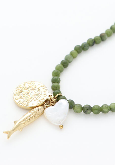 BONNIE STUDIOS Colliers KAKI PENDANT TRIO NECKLACE en vert - large