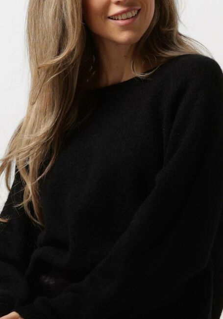 SECOND FEMALE Pull BROOKY KNIT en noir - large
